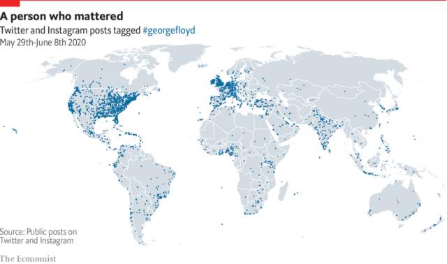 Now available for takeout or delivery. Daily chart - George Floyd is remembered around the world | Graphic