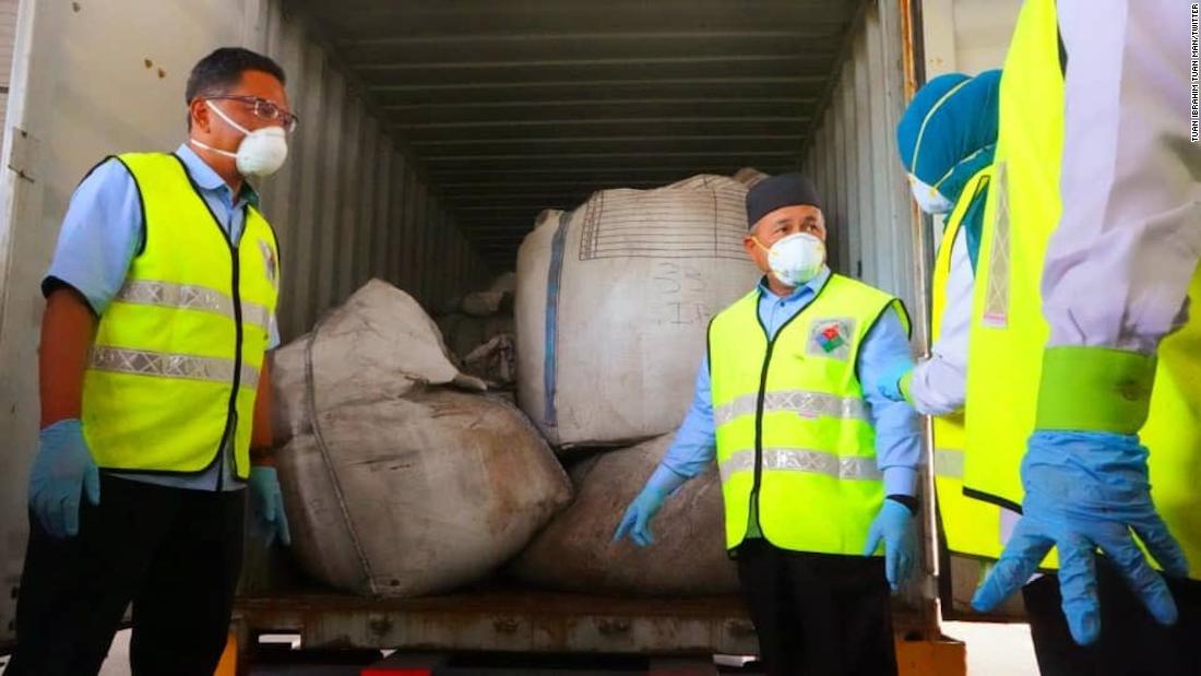 Malaysia finds 1,800 tonnes of illegal toxic waste dumped at port