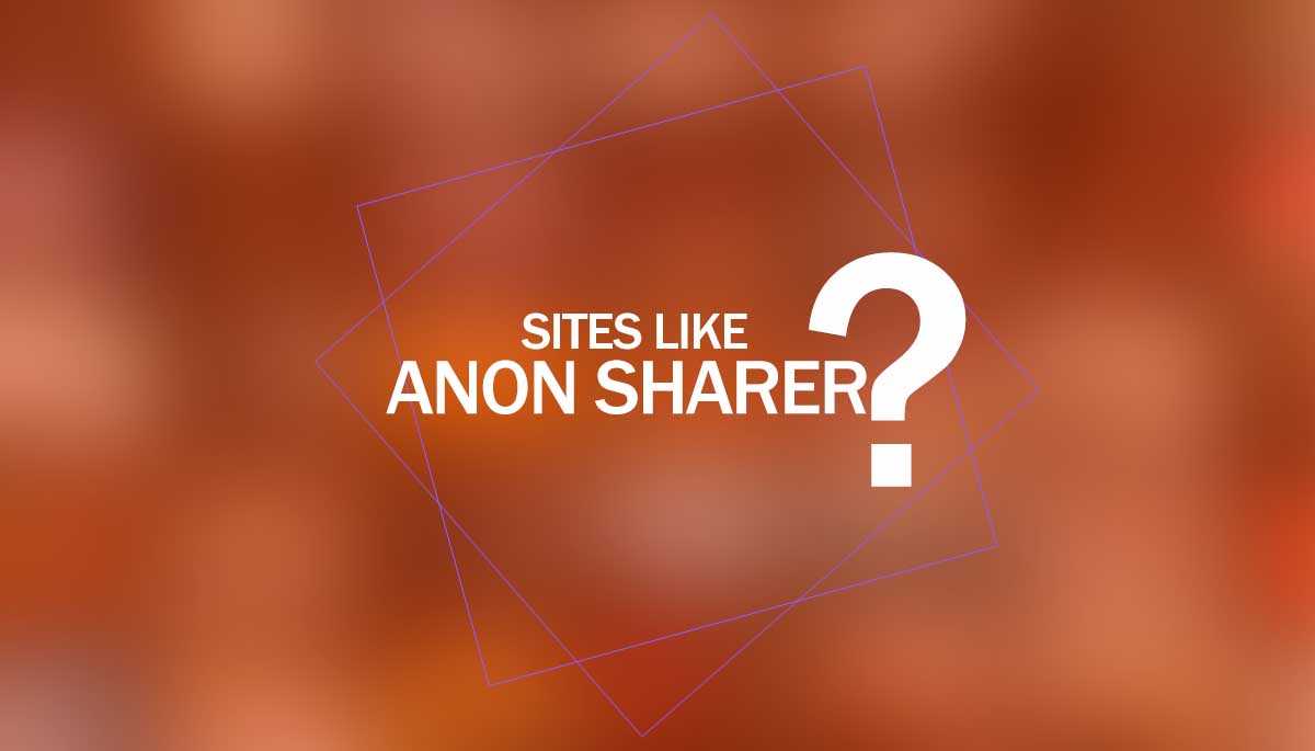 What is the new website of Anon Sharer.