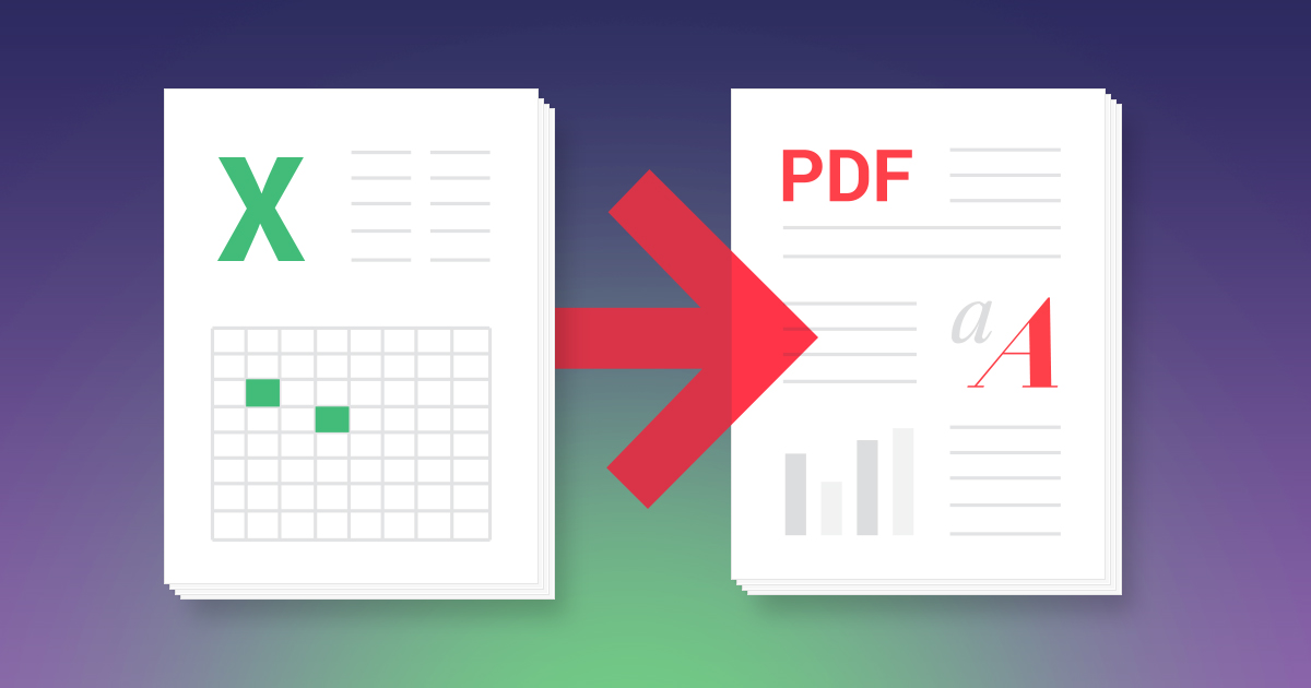 Easiest Way to Convert Your Excel Spreadsheets to PDF Format Using