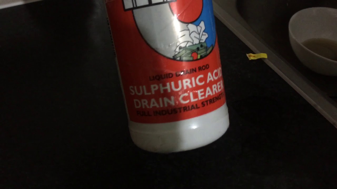 Sulphuric Acid Drain Cleaner for Cleaning Plumbing Pipes
