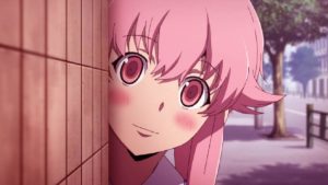 Anime Girl with Pink Hair