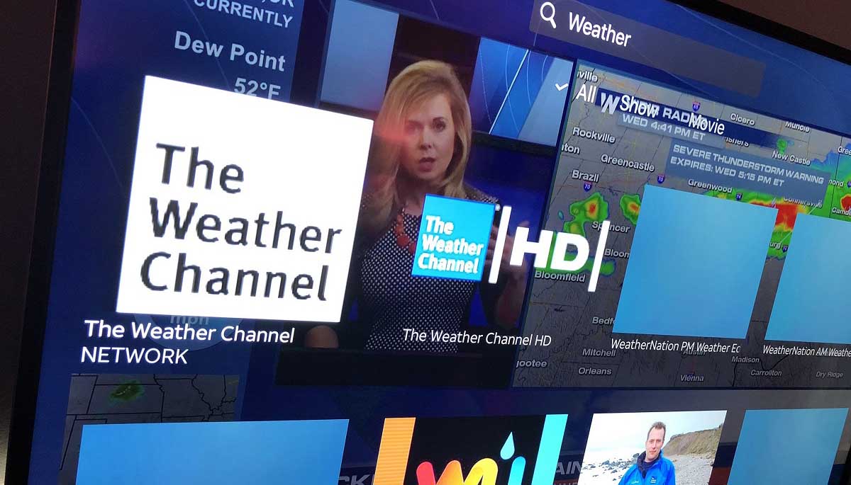 Weather channel DirecTV